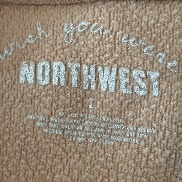 Bella Canvas NRTHWST Oversized Crewneck Sweatshirt in Tan Size Large - Picture 4 of 4